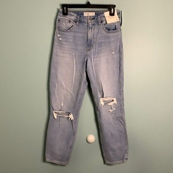 Abercrombie Curve Love The Mom High Rise NWT - Picture 2 of 10